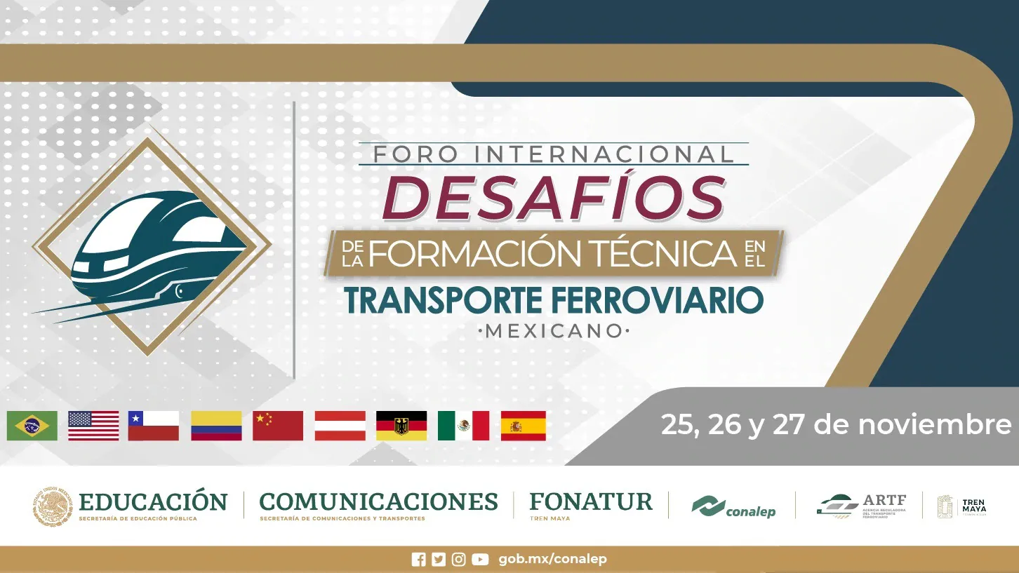 Ineco participa en el Foro Internacional: Desafíos de la Formación Técnica en el Transporte Ferroviario Mexicano