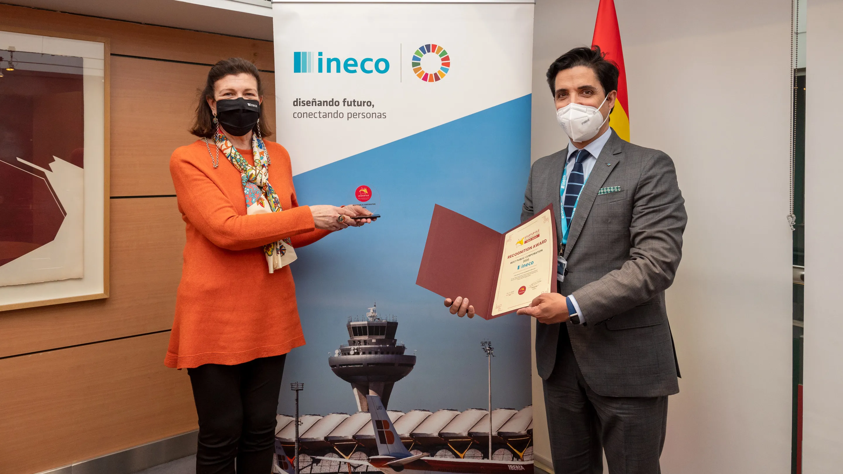 Ineco recibe el premio Best Public Corporation de STARTUP OLÉ