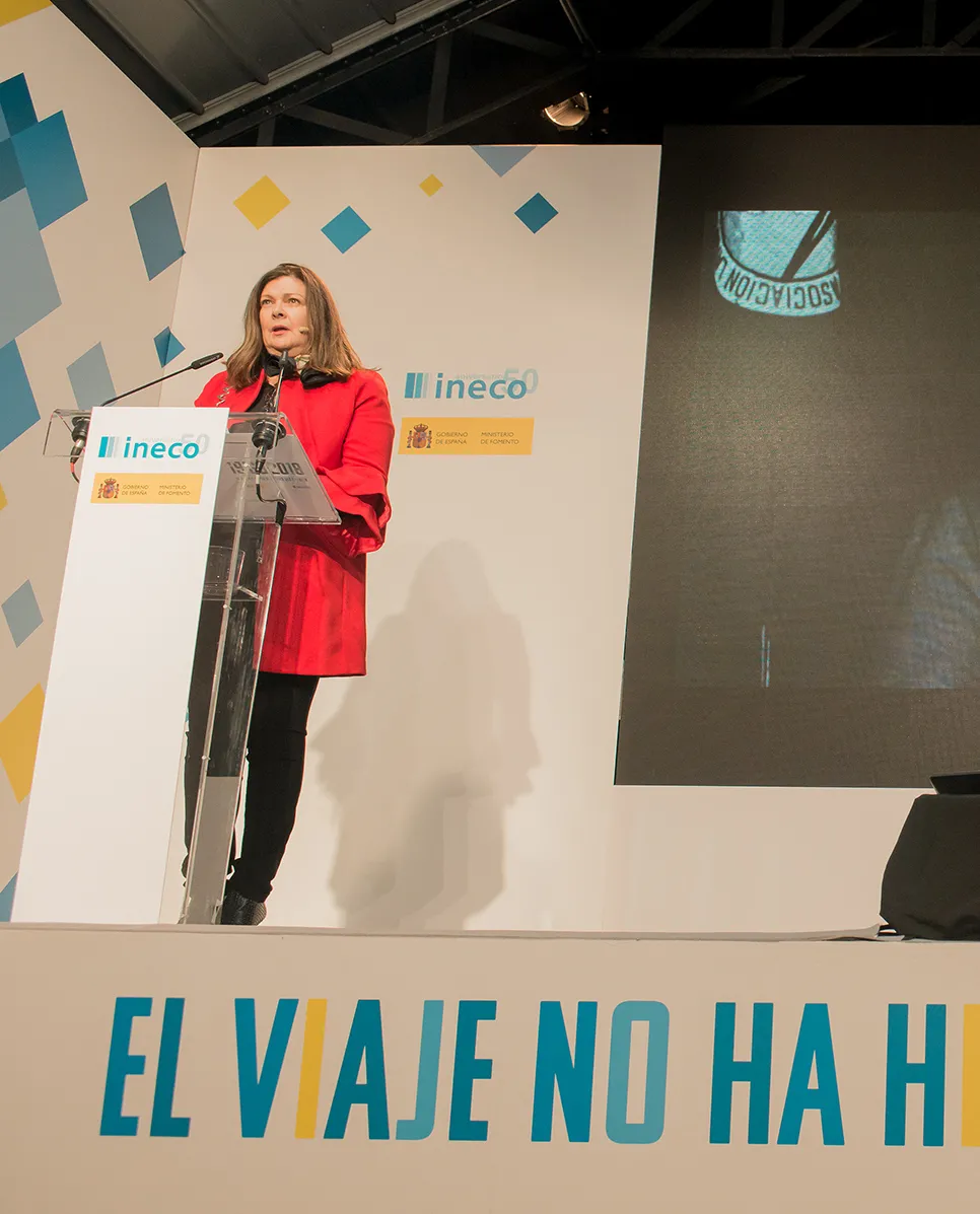 Ábalos alaba la contribución de Ineco al desarrollo de las infraestructuras de nuestro país en los últimos 50 años